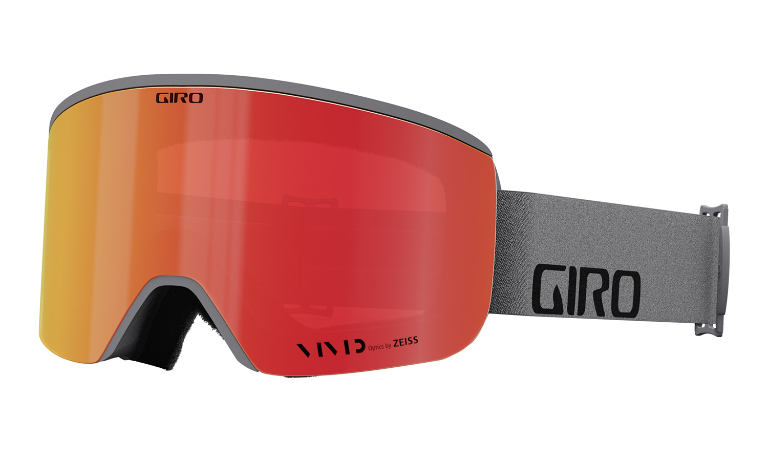 Giro 2018 Contact Ski Goggle ブラックWordmarkフレーム レッド